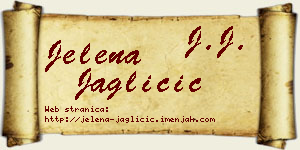 Jelena Jagličić vizit kartica